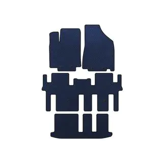 Tappetini EVA (3 File, Blu)