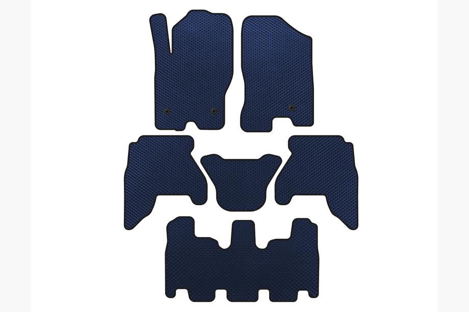 Nissan Pathfinder R51 2005-2014 Tappetini EVA (3 file, Blu, 2010-2014) Image
