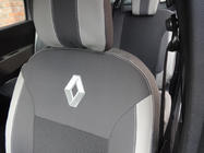 Renault Lodgy 2013-2022 Coprisedi Auto (Similpelle↗Tessuto, Premium) foto 6