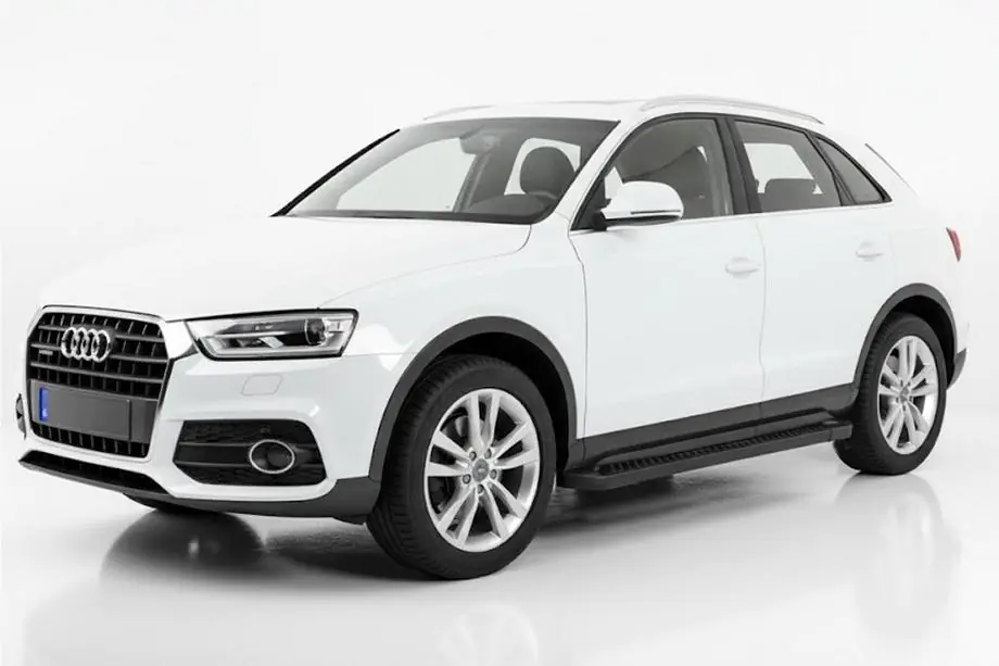 Audi Q3 2011-2019 Pedane Laterali Allmond Black (2 pz, Alluminio) Image