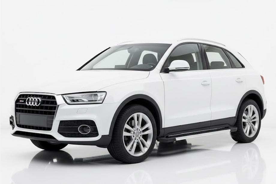 Audi Q3 2011-2019 Pedane Laterali RedLine V1 (2 pz, Alluminio) Image