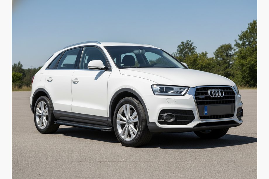 Audi Q3 2011-2019 Pedane Laterali RedLine Black (2 pz, Alluminio) Image