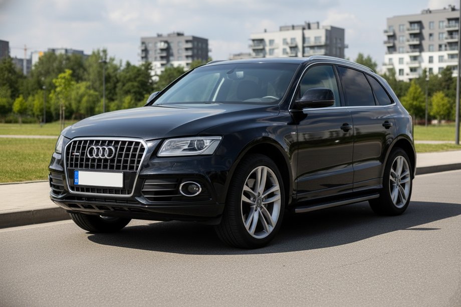 Audi Q5 2008-2017 Pedane Laterali Allmond Black (2 pz, Alluminio) Image