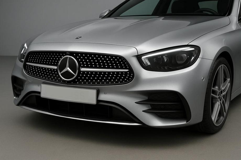 Mercedes E-class coupe C238 2016-2024 Griglia Anteriore Diamond Silver (per AMG-Line 2020-2023) Foto 3