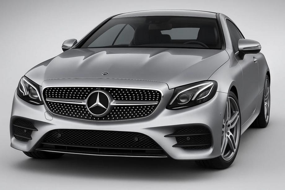 Mercedes E-class coupe C238 2016-2024 Griglia Anteriore Diamond Silver (per Avantgarde/AMG-Line/E43 AMG/E53 AMG 2016-2020) Image
