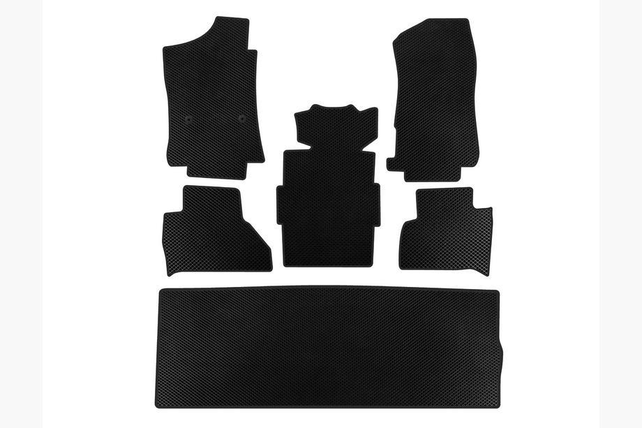 Cadillac Escalade 2014-2020 Tappetini EVA (3 File, Nero) Image