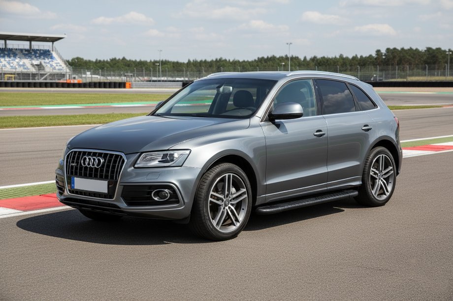 Audi Q5 2008-2017 Pedane Laterali Bosphorus Black (2 pz, Alluminio) Image