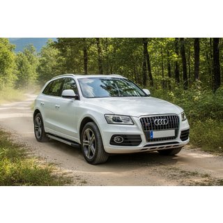 Pedane Laterali Duru (2 pz, Alluminio) Audi Q5 2008-2017 foto 1