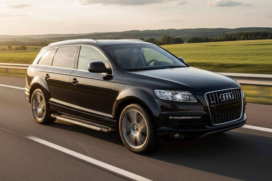 Audi Q7 2005-2015 Pedane Laterali RedLine V1 (2 pz, Alluminio) Image