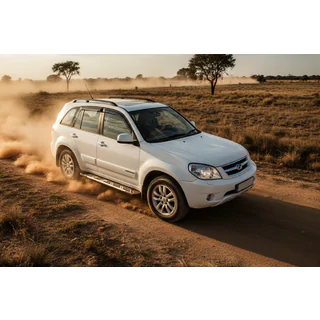 Pedane Laterali Sunrise (2 pz, Alluminio) Chery Tiggo 1 2005-2016 foto 1
