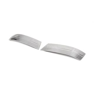 Protezioni angolari paraurti anteriore in acciaio inox (2 pz) foto 3