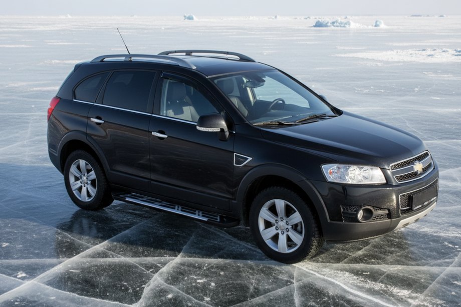 Chevrolet Captiva 2006-2019 Pedane Laterali Sunrise (2 pz, Alluminio) Image