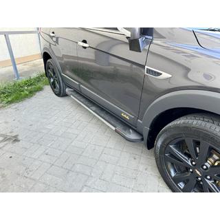 Pedane Laterali RedLine V1 (2 pz, Alluminio) Chevrolet Captiva 2006-2019 foto 1
