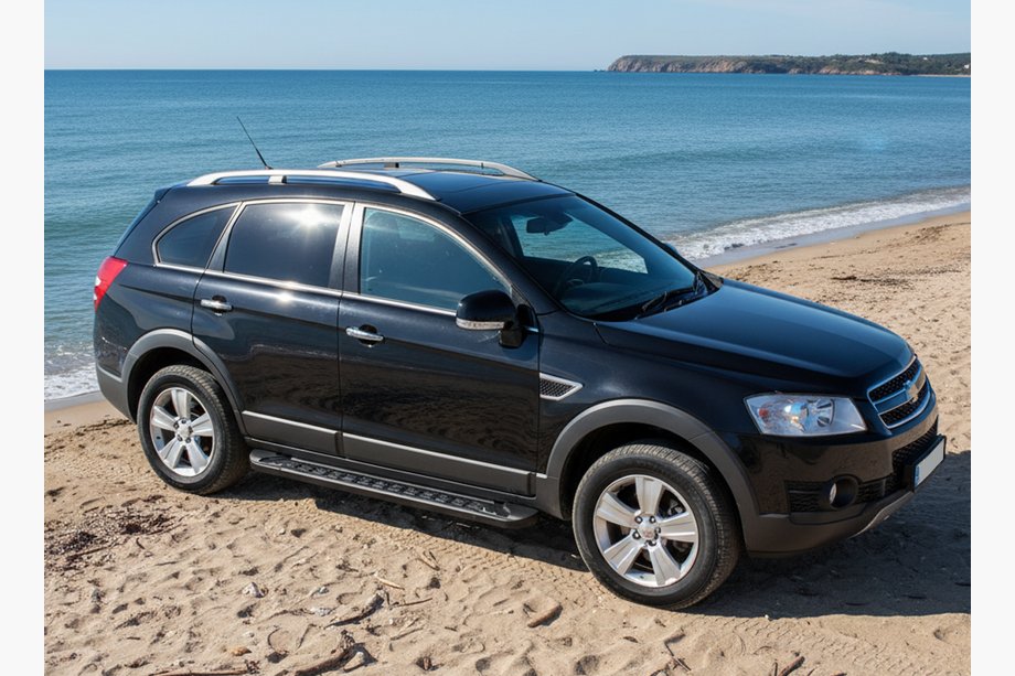 Chevrolet Captiva 2006-2019 Pedane Laterali RedLine Black (2 pz, Alluminio) 2006-2015 Foto 2
