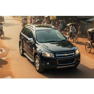 Pedane Laterali Maydos V1 (2 pz, Alluminio e Acciaio Inox) Chevrolet Captiva 2006-2019 foto 1