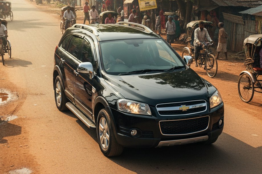 Chevrolet Captiva 2006-2019 Pedane Laterali Maydos V1 (2 pz, Alluminio e Acciaio Inox) Image