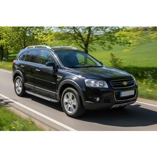 Pedane Laterali Duru (2 pz, Alluminio) Chevrolet Captiva 2006-2019 foto 1