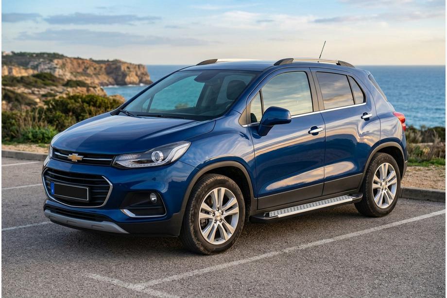 Chevrolet Trax 2012-2023 Pedane laterali Allmond Grey (2 pz, alluminio) Image