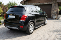 Chevrolet Trax 2012-2023 Pedane Laterali Maydos V1 (2 pz, Alluminio e Acciaio Inox) foto 1