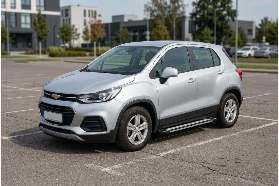 Chevrolet Trax 2012-2023 Pedane Laterali Rainbow (2 pz, Alluminio) Image