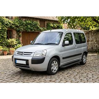 Pedane Laterali Allmond Black (2 pz, Alluminio) Citroen Berlingo 1996-2008 foto 1