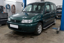 Citroen Berlingo 1996-2008 Pedane Laterali Maydos V1 (2 pz, Alluminio e Acciaio Inox) foto 1