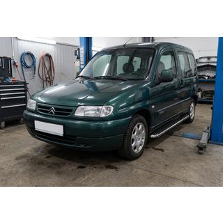 Pedane Laterali Maydos V1 (2 pz, Alluminio e Acciaio Inox) Citroen Berlingo 1996-2008 foto 1