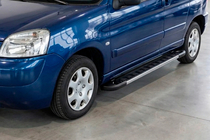Peugeot Partner 1996-2008 Pedane Laterali RedLine V1 (2 pz, Alluminio) foto 1