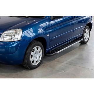 Pedane Laterali RedLine V1 (2 pz, Alluminio) Peugeot Partner 1996-2008 foto 1