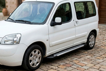 Peugeot Partner 1996-2008 Pedane Laterali Line (2 pz, Alluminio) foto 1