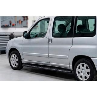 Pedane Laterali Bosphorus Black (2 pz, Alluminio) Peugeot Partner 1996-2008 foto 1