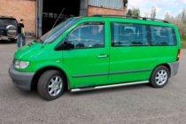 Mercedes Vito W638 1996-2003 Tubi Laterali (2 pz, Acciaio Inox) d70 foto 3
