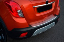 Chevrolet Trax 2012-2023 Protezione Paraurti Posteriore OmsaLine Acciaio Inox foto 2
