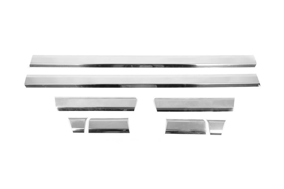 Citroen Jumper 2007-2025 Set Modanature Porta Acciaio Inox Passo Corto Foto 2