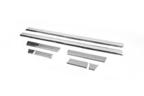 Peugeot Boxer 2006-2025 Set Modanature Porta Acciaio Inox foto 3