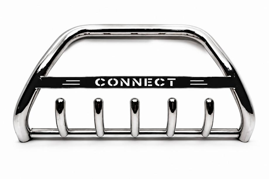 Ford Connect 2002–2006 Protezione Anteriore WT004 (Acciaio Inox) 51 mm Foto 2