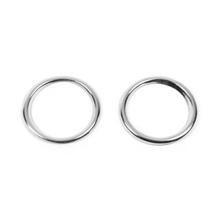Coperture per fendinebbia (2014-2018, 2 pz, acciaio inox) Ford Courier 2014-2023 foto 3