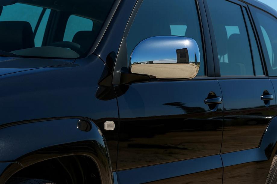 Lexus GX470 2002-2009 Coperture Specchietti (2 pz, Acciaio Inox) Image