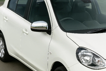 Nissan Note 2012-2020 Coperture Specchietti (2 pz, Acciaio Inox) Carmos - Acciaio Inox Turco foto 1