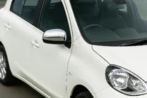 Nissan Note 2012-2020 Coperture Specchietti (2 pz, Acciaio Inox) foto 1