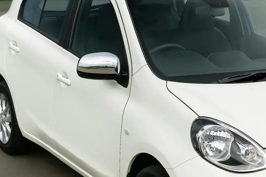 Nissan Note 2012-2020 Coperture Specchietti (2 pz, Acciaio Inox) Image