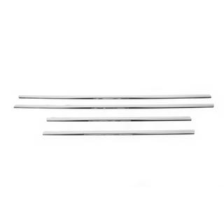 Cornici finestrini acciaio inox (4 pz) foto 2