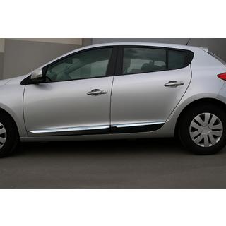 Modanature porta acciaio inox (HB, 4 pz) Renault Megane III 2009-2016 foto 1