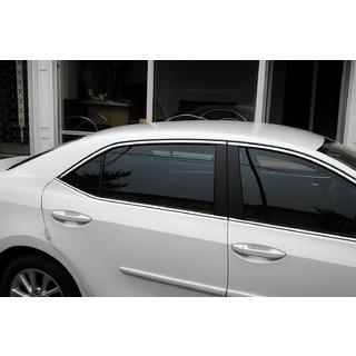 Cornici Superiori Porta Acciaio Inox (4 pz) Toyota Corolla 2013-2019 foto 1