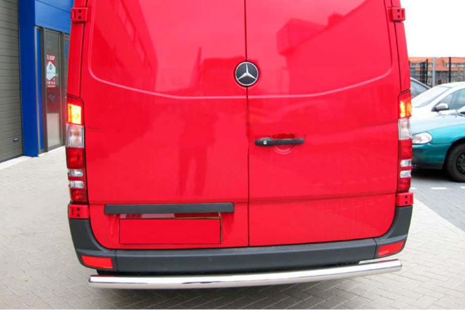Mercedes Sprinter W906 2006–2018 Protezione Posteriore AK002 (Acciaio Inox) Foto 1