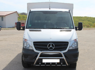 Mercedes Sprinter W906 2006–2018 Parabullbar WT003 (Acciaio Inox) 60mm, con scritta foto 8