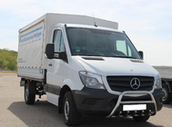 Mercedes Sprinter W906 2006–2018 Parabullbar WT003 (Acciaio Inox) 60mm, con scritta foto 9