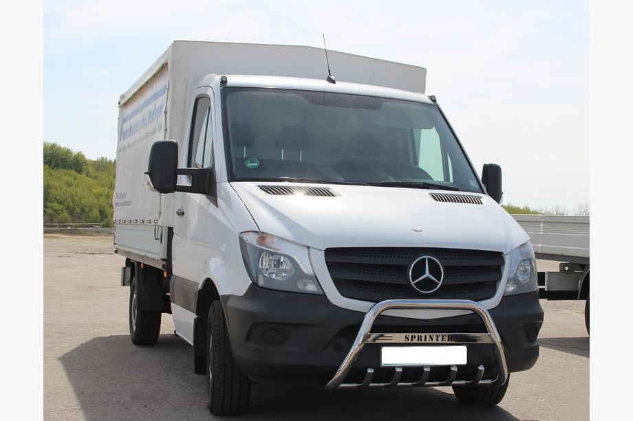 Mercedes Sprinter W906 2006–2018 Parabullbar WT003 (Acciaio Inox) 60mm, con scritta Image