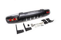 Kia Sorento I BL 2002-2009 Minigonna posteriore S0401 (plastica) foto 3