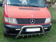Mercedes Vito W638 1996-2003 Protezione Anteriore WT003/4 (Acciaio Inox) senza scritta, 51mm foto 8